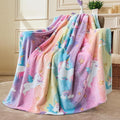 Joiedomi Glow in The Dark Blanket Unicorn Toys for Girls Age 2 3 4 5 6 7 8 9 10 11 12 Year Old Girl Gifts, Soft Cozy Flannel Kids Throw Blanket, Birthday Bedroom Decor 40"×60"