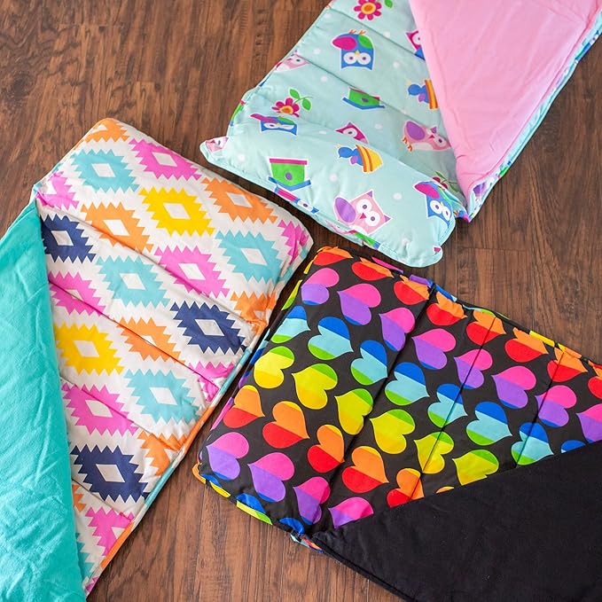 Wildkin Kids Original Nap Mat – Cozy Kids Sleep Mat with Pillow, ideal for School & Travel
