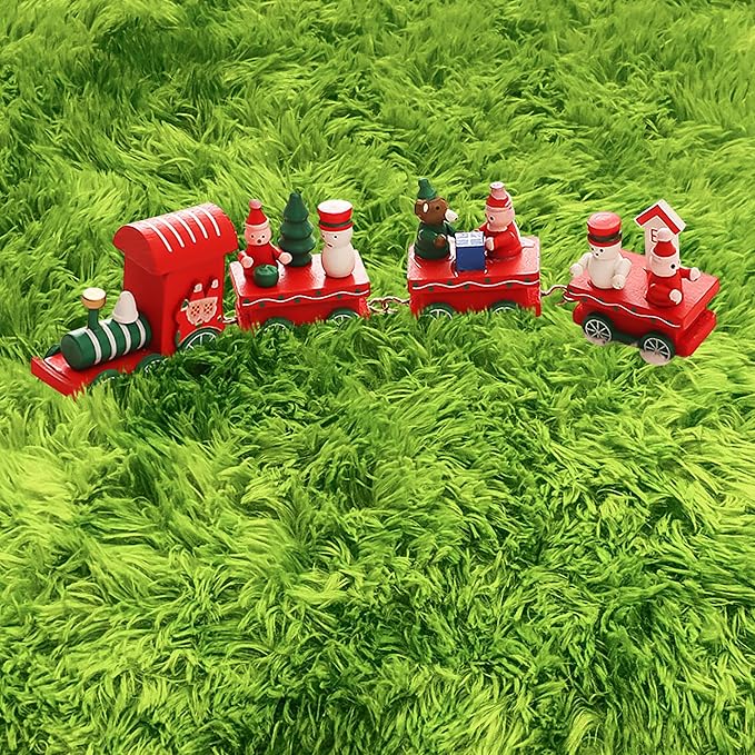 8 ft Large Fluffy Round Green Grass Area Rugs for Bedroom,Soft Shaggy Circular Rug Plush Fluffy Circle Carpet Fuzzy for Living Room Nursery Baby Toddler Room Playroom Dorm Home Decor Aesthetic