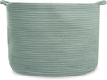 Natemia Extra Large Storage Basket (20" x 20" x 14") - Woven Baby & Toy Organizer, Blanket Basket