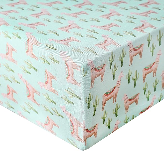 Premium Fitted Knit Crib Sheet/Toddler Sheet Cusco by Copper Pearl