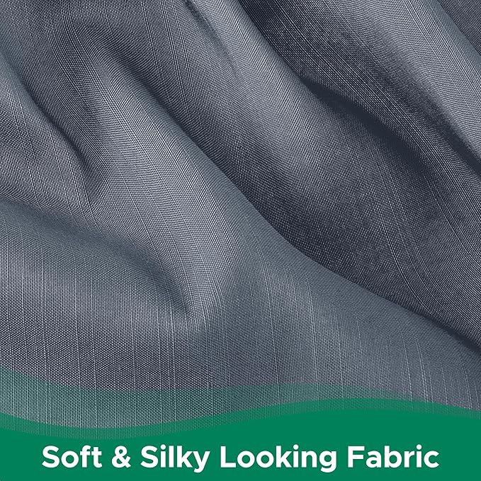 Biscaynebay Wrap Around Bed Skirts for King & Cal King Beds 15" Drop, Dark Grey Adjustable Elastic Dust Ruffles Easy Fit Wrinkle & Fade Resistant Silky Luxurious Fabric Machine Washable