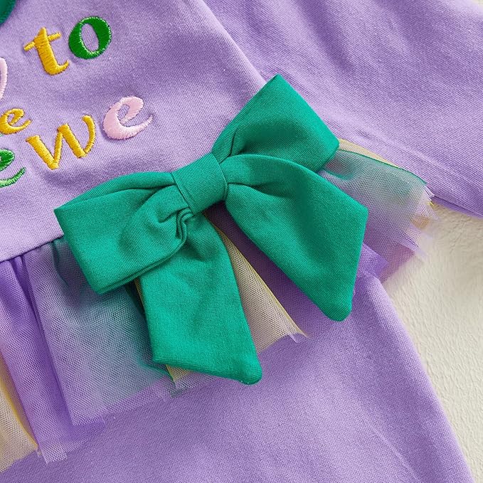 Twopumpkin My First Easter Outfit Baby Girl Newborn Bunny Onesie Ruffle Tulle Tutu Dress Romper Hooded Jumpsuit With Ear