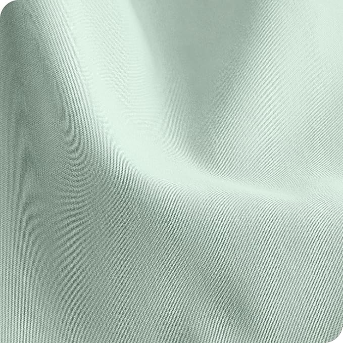 Bare Home 2-Pack Fitted Crib Sheets - Premium 1800 Ultra-Soft Microfiber - Breathable - Baby Sheet - for Boys & Girls - Fits Standard Crib and Toddler Mattresses (Spring Mint/White)