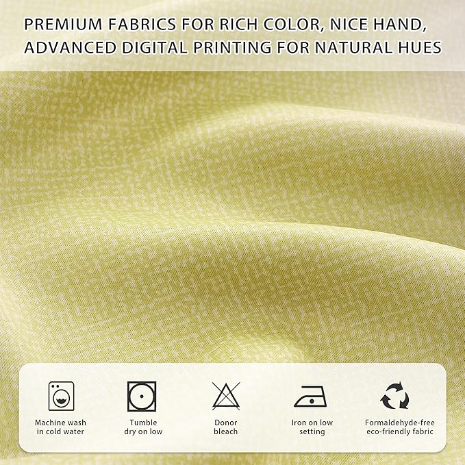 XiDi Grey Green Yellow 90 Inches Curtains for Girls Bedroom 2 Panels Set, Blackout Rainbow Curtains for Kids Room Decor, Unicorn Wall Decals Drapes for Little Girl Nursery Room 52 Inches Wide