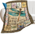 Dragonfly Print Blanket Dragonflies Memorial Throw Blankets Gifts for Couch Sofa Bed Stuff Decor Lightweight Soft Cozy Plush Warm Flannel for Lover Men Women Adults 40"x50"