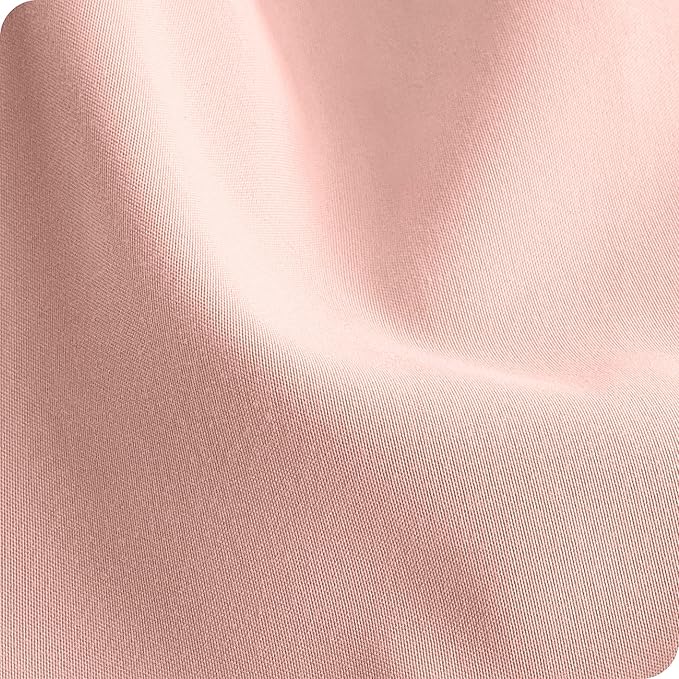 Bare Home 2-Pack Fitted Crib Sheets - Premium 1800 Ultra-Soft Microfiber - Breathable - Baby Sheet - for Boys & Girls - Fits Standard Crib and Toddler Mattresses (Pink Slipper/Cloud Grey)