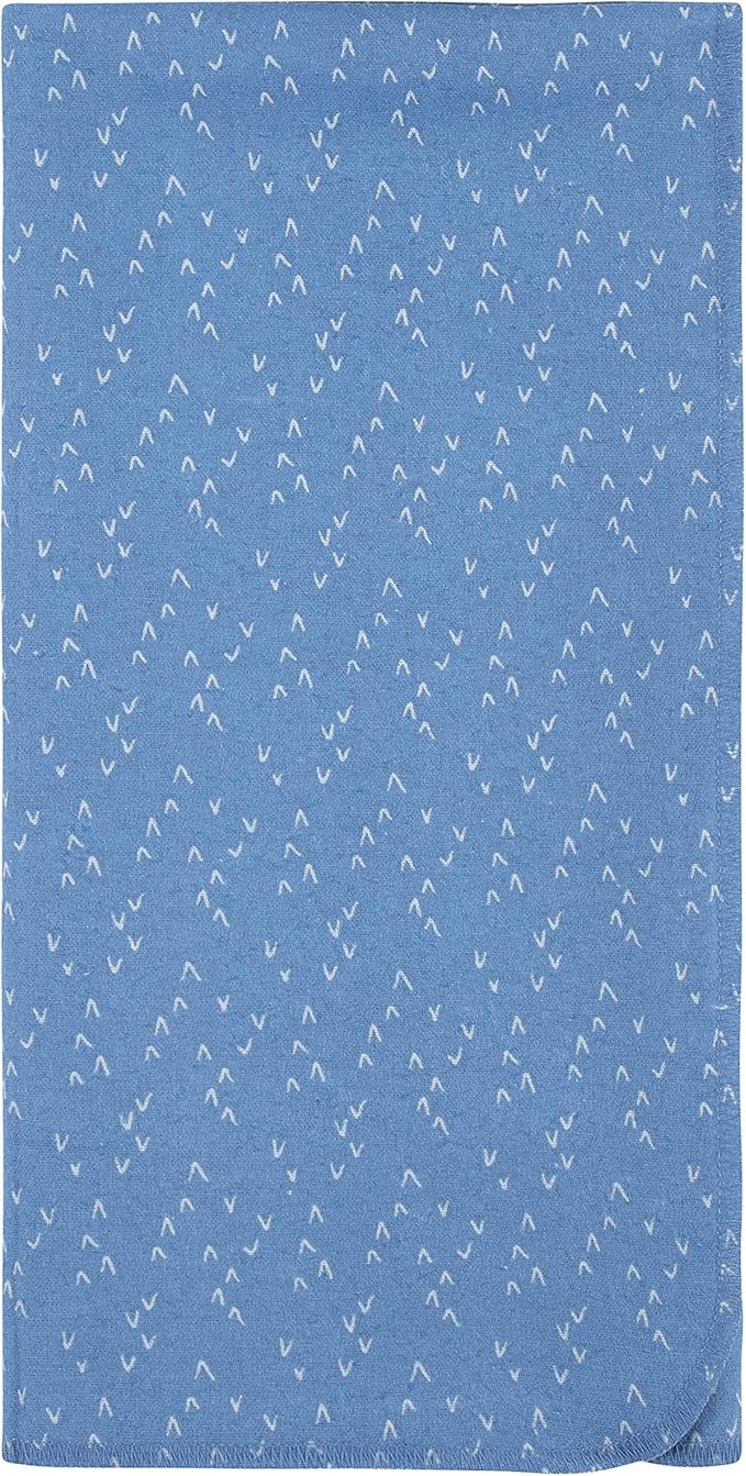 Gerber Boys Newborn Infant Baby Toddler Nursery 100% Cotton Flannel Receiving Swaddle Blanket, Dinosaur Blue, Pack of 5