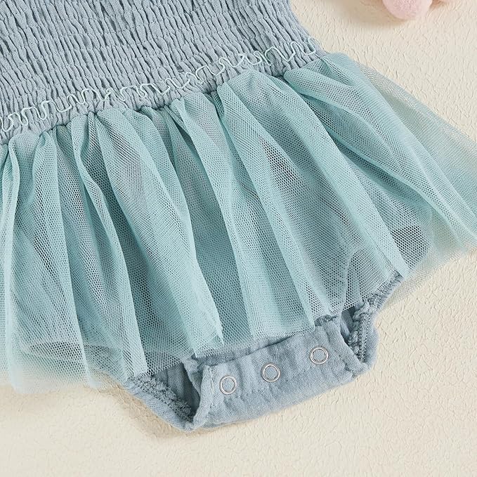 Meihuida Newborn Baby Girl Sleeveless Rompers Summer Clothes Cotton Bodysuit with Headband