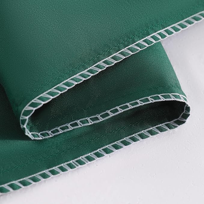 NTBAY Zippered Silk Satin Toddler Pillowcases - 2 Pack Hidden Zipper 13x18 Pillowcases - Luxury and Silky Baby Travel Pillow Covers, Dark Green