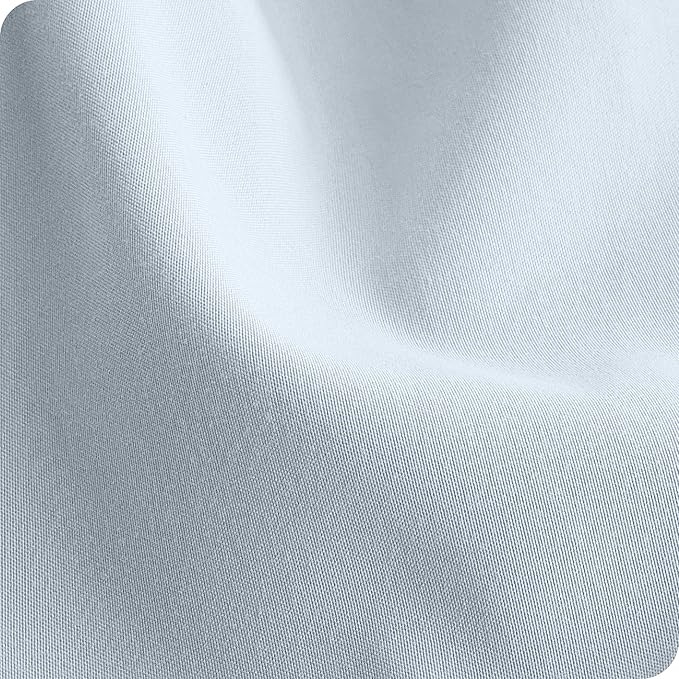 Bare Home 2-Pack Fitted Crib Sheets - Premium 1800 Ultra-Soft Microfiber - Breathable - Baby Sheet - for Boys & Girls - Fits Standard Crib and Toddler Mattresses (Sky Blue/White)