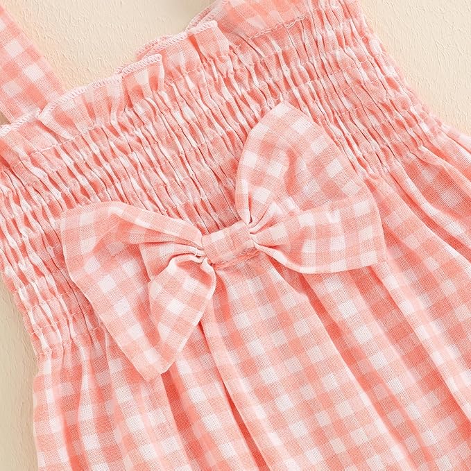 Newborn Baby Girl Bodysuit Sleeveless Halter Frill Romper One-piece Jumpsuit with Headband Summer Clothes Set