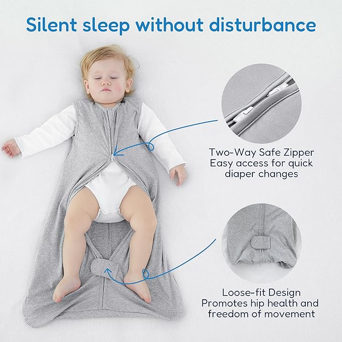 TotAha Boho Lion Sleep Sack 3-6 months 3 Pack, Buttery Soft, Safe Wearable Blanket Baby Sleeping Bag with 2-way Zipper, 0.5 TOG