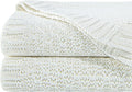 NTBAY Cable Knit Cooling Throw Blanket, Soft and Breathable Throw Blanket 51x67 Inches Made from Rayon Derived from Bamboo for Couch, Sofa, Nap, White