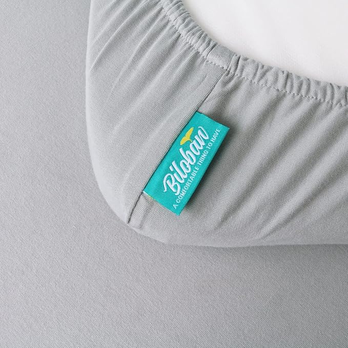Bassinet Sheets Compatible with Jimglo 3 in 1 Baby Bassinet, Mika Micky and Nordmiex Bedside Sleeper Bedside Crib,100% Cotton, 2 Pack, Ultra Soft Bassinet Sheet for Baby, Gray