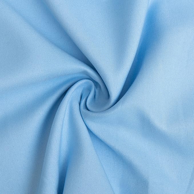 NTBAY Zippered Toddler Pillowcases Set of 2, 100% Brushed Microfiber 13x18 Pillowcases, Super Soft and Cozy Travel Kids Nursery Pillow Cases, 13x18 Inches, Sky Blue