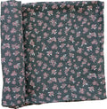 Mebie Baby Olive Bloom Muslin Swaddle, Modern and Neutral Blanket for Baby Girl or Boy, 0-3 Month, Comfy Wrap