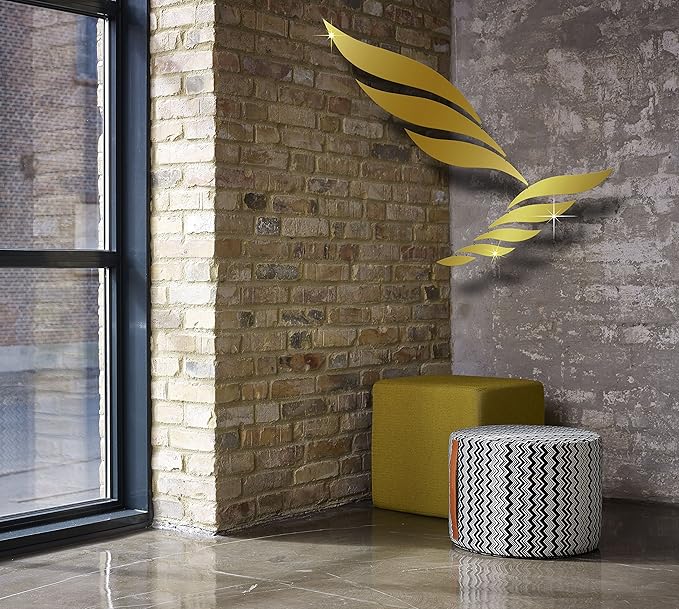 Gold Rhythm Hanging Mobile - 29 Inches - Aluminum - Handmade in Denmark by Flensted