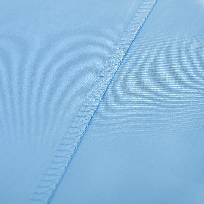 NTBAY Microfiber Toddler Pillowcases with Envelope Closure, 2 Pack 100% Brushed Microfiber Super Soft Travel Kids Nursery Pillow Cases, 14"x20" Fits Pillows Sized 12"x16" 13"x18" 14"x19", Sky Blue